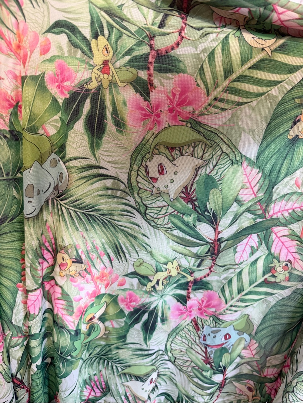 Pokemon grass type handkerchief dress | Size S - Picture 4 of 10
